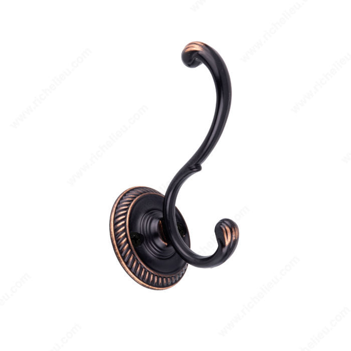 Richelieu 238ORBV Classic Coat Hook - 4 in, Oil-Rubbed Bronze