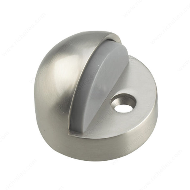 Richelieu 2185XV High Profile Dome Stop, Brushed Chrome, Zinc