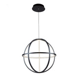 Celestial Orb Chandelier - Matte Black / 20.00