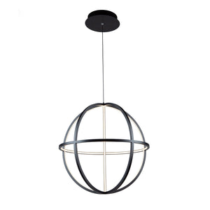 Celestial Orb Chandelier - Matte Black / 20.00