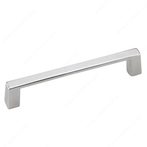 Richelieu BP10743140 Modern Metal Pull - 107, Chrome, 3 in, 3 3/8 in, 5/32 in