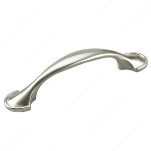 Richelieu 858NBV Traditional Metal Pull - 858S, Brushed Nickel