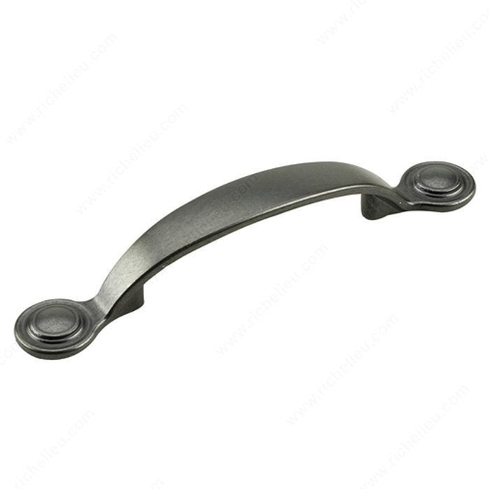 Richelieu 862MATV Traditional Metal Pull - 862S, Matte Black