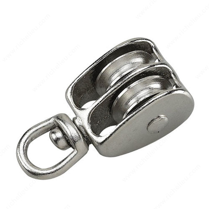 Richelieu 2300CBC Double Swivel Pulley