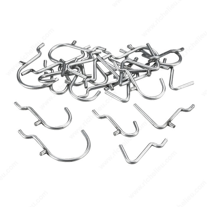 Richelieu 2349R Utility Hooks for Pegboard