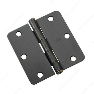 Onward 2820ORBV 3" Full Mortise Butt Hinge - 1/4" Radius, Oil-Rubbed Bronze