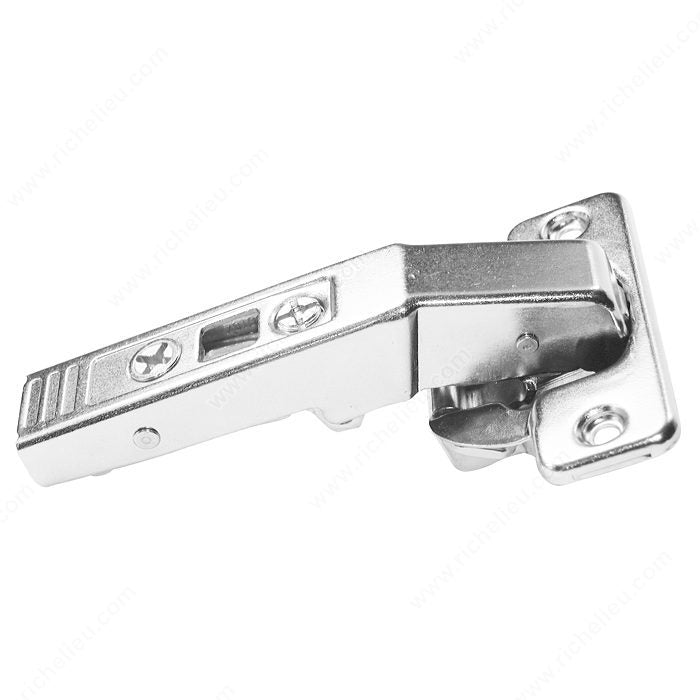 Richelieu BP79T95523180 Blind Corner CLIP top Hinge - 95°, Screw-On, Min. 3/4 in, Inset, Min. 3/4 in, 15/32 in