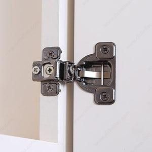 Salice H106CSP3799XR S Series - Excenthree Face Frame 3 Cam Hinges, 1/2 in, Screw-On