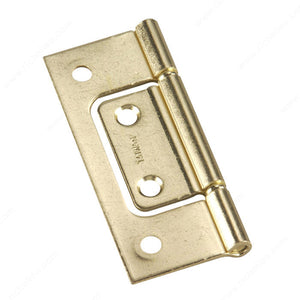 Onward 832BR Classic Steel Bifold Hinge - 832, Brass, 130, Wood Screw (Included)