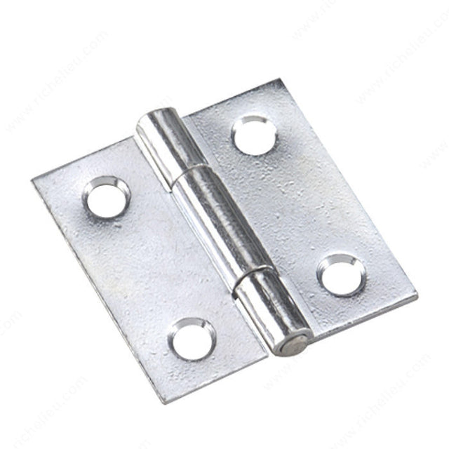 Onward 836XR 1-1/2" Narrow Butt Hinge, Zinc, Press Fit (Non-Rising), Included