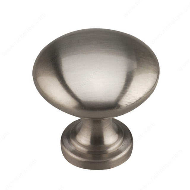 Richelieu 484NBIP Traditional Metal Knob - 484S, Brushed Nickel