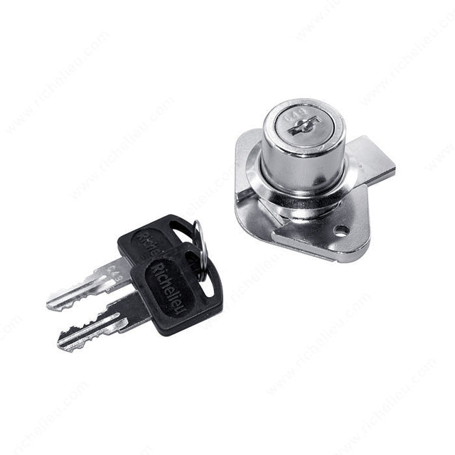 Richelieu BP140200140 Deadbolt Lock for Panel Thickness to 15/16" (24 mm) - 1402 Series, Keyed Different