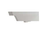 BOCCHI 1168-001-0127 Lavita Wall-Mounted Console Sink Fireclay 40 in. 3-Hole with Overflow in White