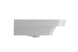 BOCCHI 1168-002-0127 Lavita Wall-Mounted Console Sink Fireclay 40 in. 3-Hole with Overflow in Matte White