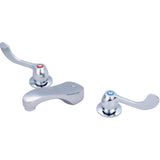 Central Brass 1172-11AELS-Q Two Handle Widespread Lavatory Faucet in Polished Chrome