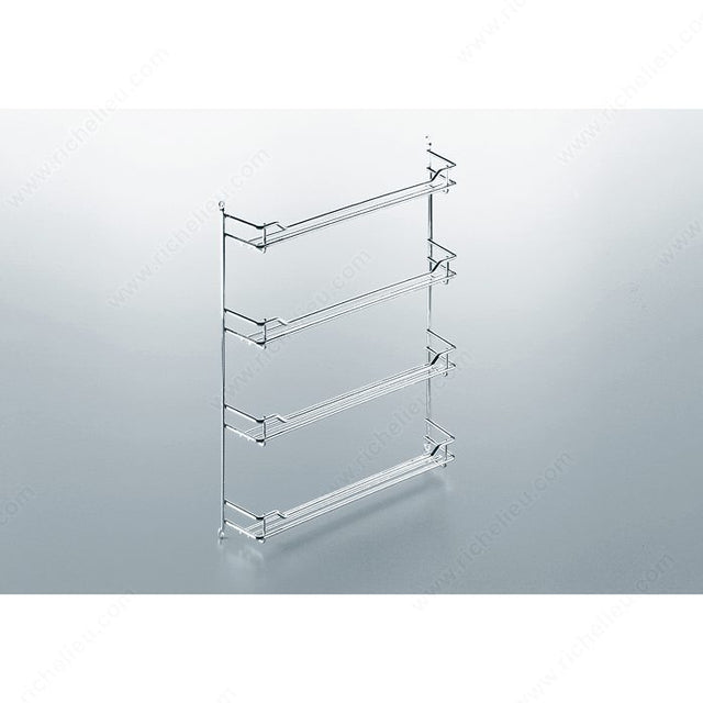 Richelieu 5651052 Door-Mounted Spice Rack, 10 5/8 in