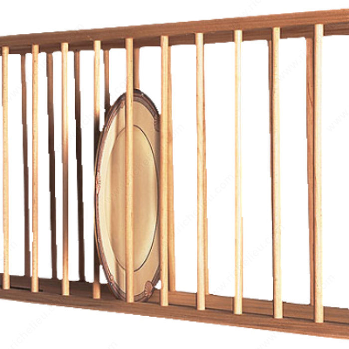 Richelieu 30100 Wood Plate Display Unit, 30 in