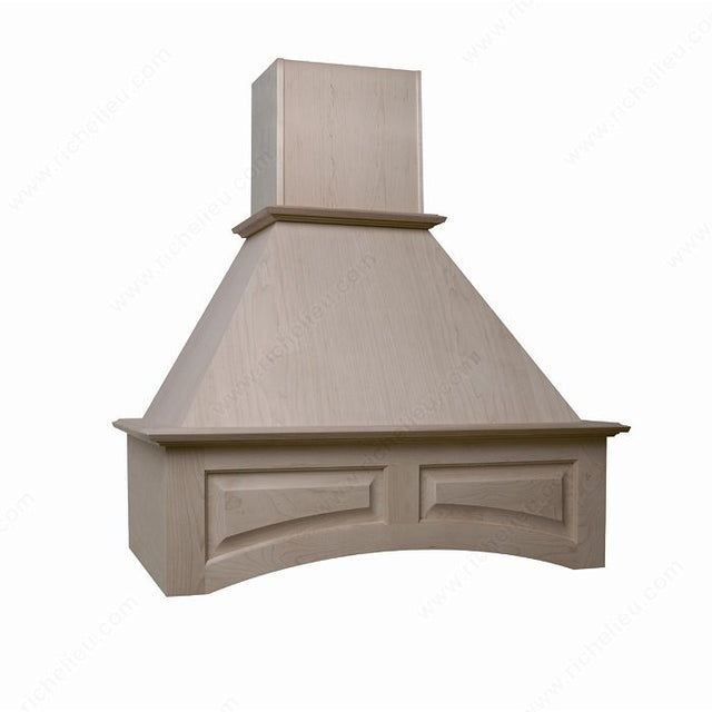 Richelieu 10536150 Signature Series Wooden Hood, Arched, 19 in, 24 7/8 in