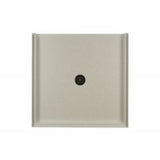 Swanstone STS-3738 37 x 38 Swanstone Alcove Shower Pan with Center Drain in Bermuda Sand SF03738MD.040
