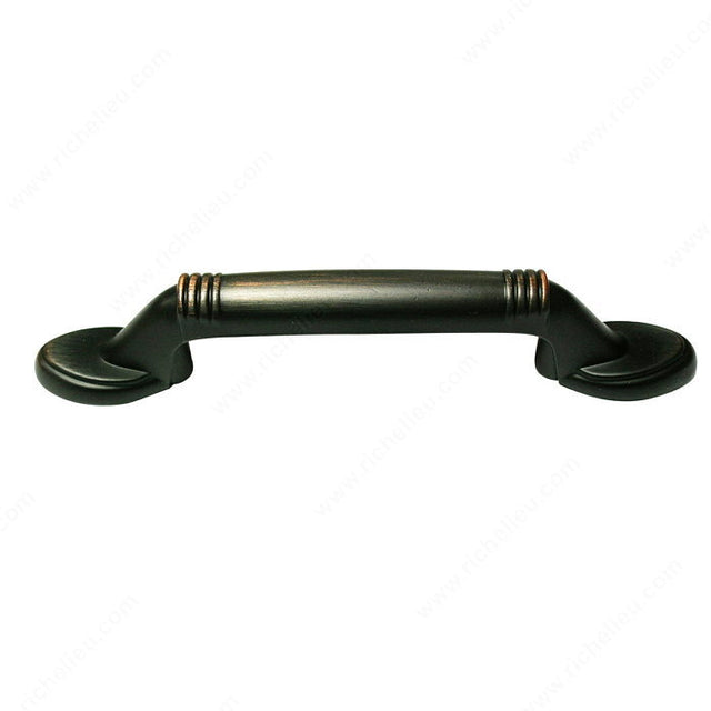 Richelieu BP5183BORB Traditional Metal Pull - 5183, Brushed Oil-Rubbed Bronze