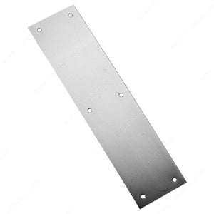 Richelieu D010436 Push Plate, Aluminum, 3 in, 12 in, Aluminum