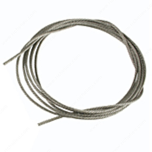 Richelieu BP124011 Steel Cables, Natural, Steel