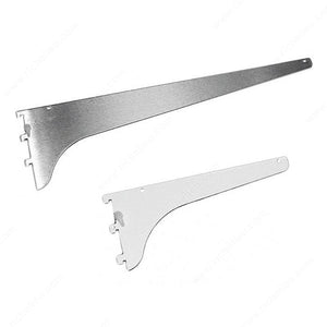 Knape & Vogt 18712143 Heavy-Duty Bracket with Lock Lever #187, 12 in, Anochrome