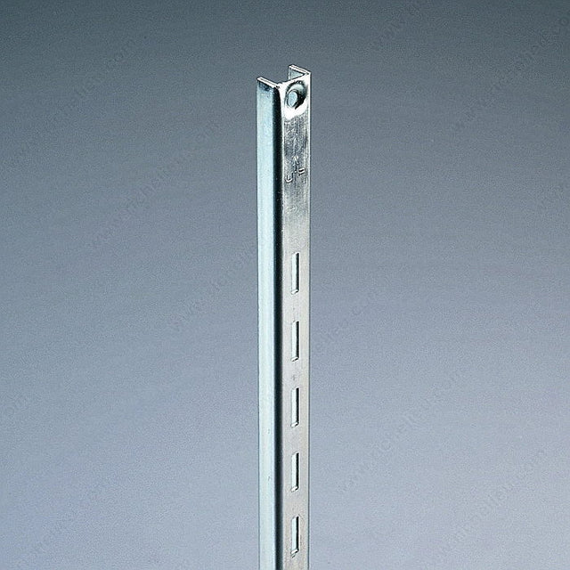 Knape & Vogt 8024143 Single 5/8" Metal Standard, Series #80, 24 in, Anochrome