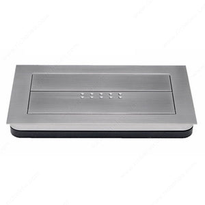 Richelieu 101191195 Modern Recessed Metal Pull - 1011