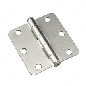 Onward 2820ABB 3" Full Mortise Butt Hinge - 1/4" Radius, Antique Brass