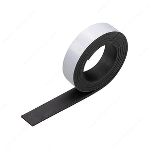 Richelieu 47801R Magnetic Strip with Wide Adhesive Backing, 1/2 in, 30 in
