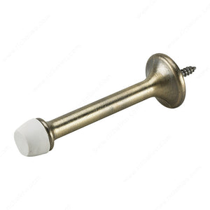 Onward 216ABR 3" Rigid Door Stop, Antique Brass