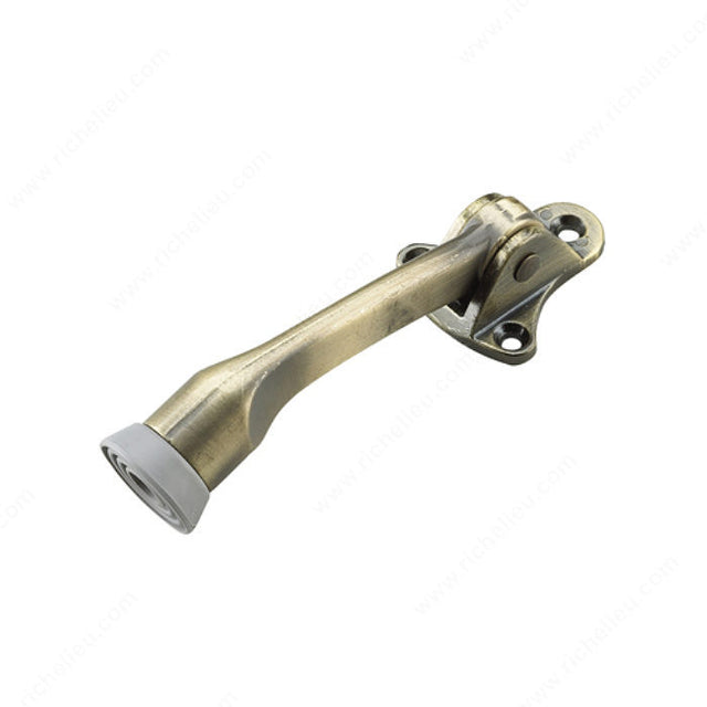 Richelieu 68ABV 5" Flip-Down Door Stop, Antique Brass
