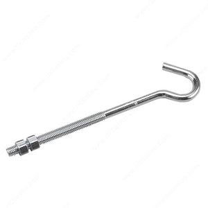 Richelieu 21875XBC Clothesline Hook with Nuts, 75 lb, 6 in, 5/16 in