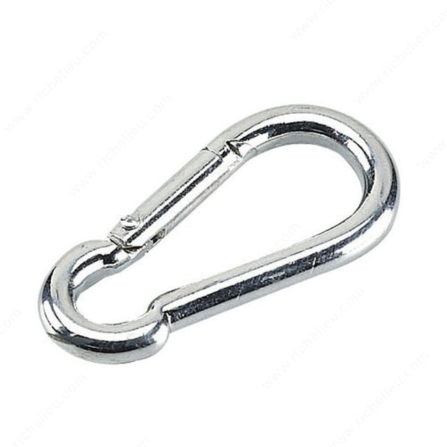 Onward 3061XBC Spring Snap Link, Zinc, 2 in, Steel, 3/16 in, 100 lb