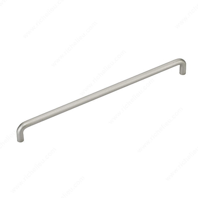 Richelieu BP6211288184 Functional Metal Pull - 6211, Matte Nickel, 11 3/8 in, 11 3/4 in, Steel