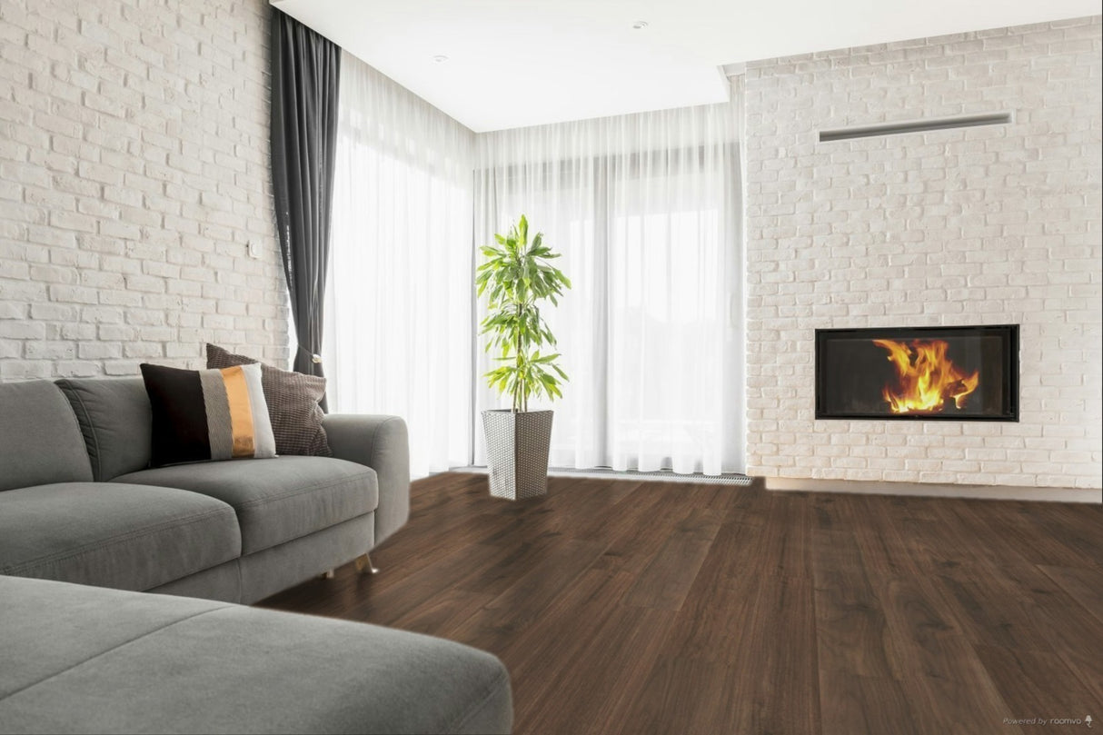 CALI Misty Wood Walnut Santa Cruz Extra Wide Click w/ Pad (Angle-Angle) (Covers 28.13 SQFT) 7704000600