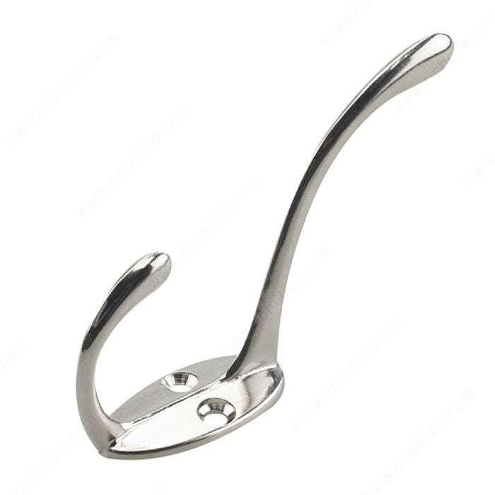 Richelieu 226NBV 5 in Light Duty Coat Hook, Brushed Nickel