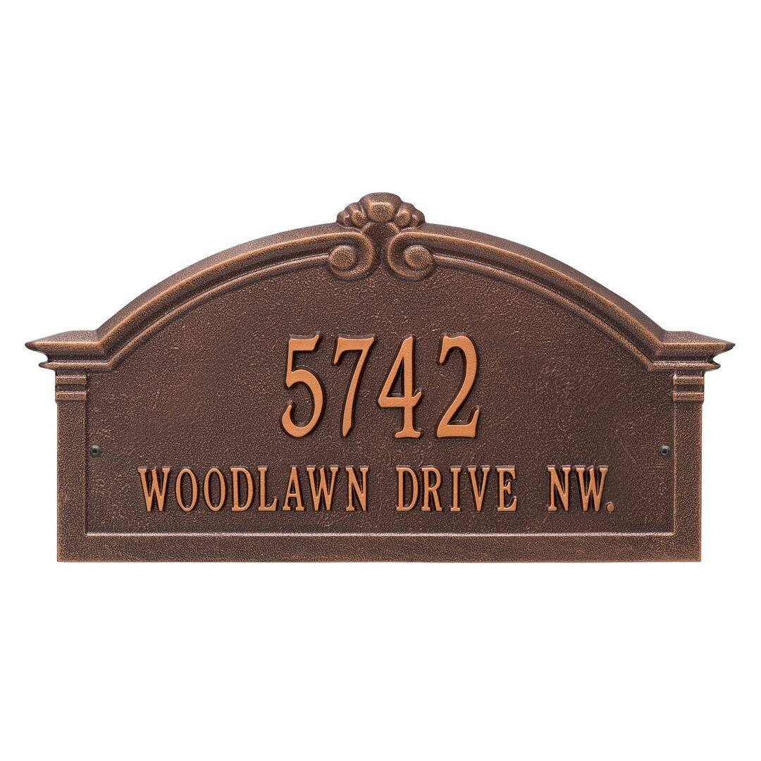 Whitehall 3135AC - Personalized Roselyn Arch Plaque - Grande - Wall - 2 Line