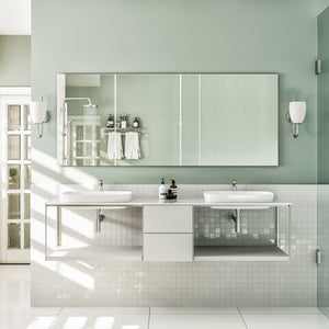 Eviva Sleek 60" x 30" Rectangular Frameless Mirror