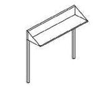 John Boos MBR02A Stainless Steel Table Mount Meat Boat Rack, 60 inch - 1 each.