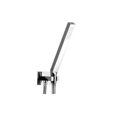 Isenberg HS1003CP Hand Shower Set with Wall Elbow, Combined Holder and Hose