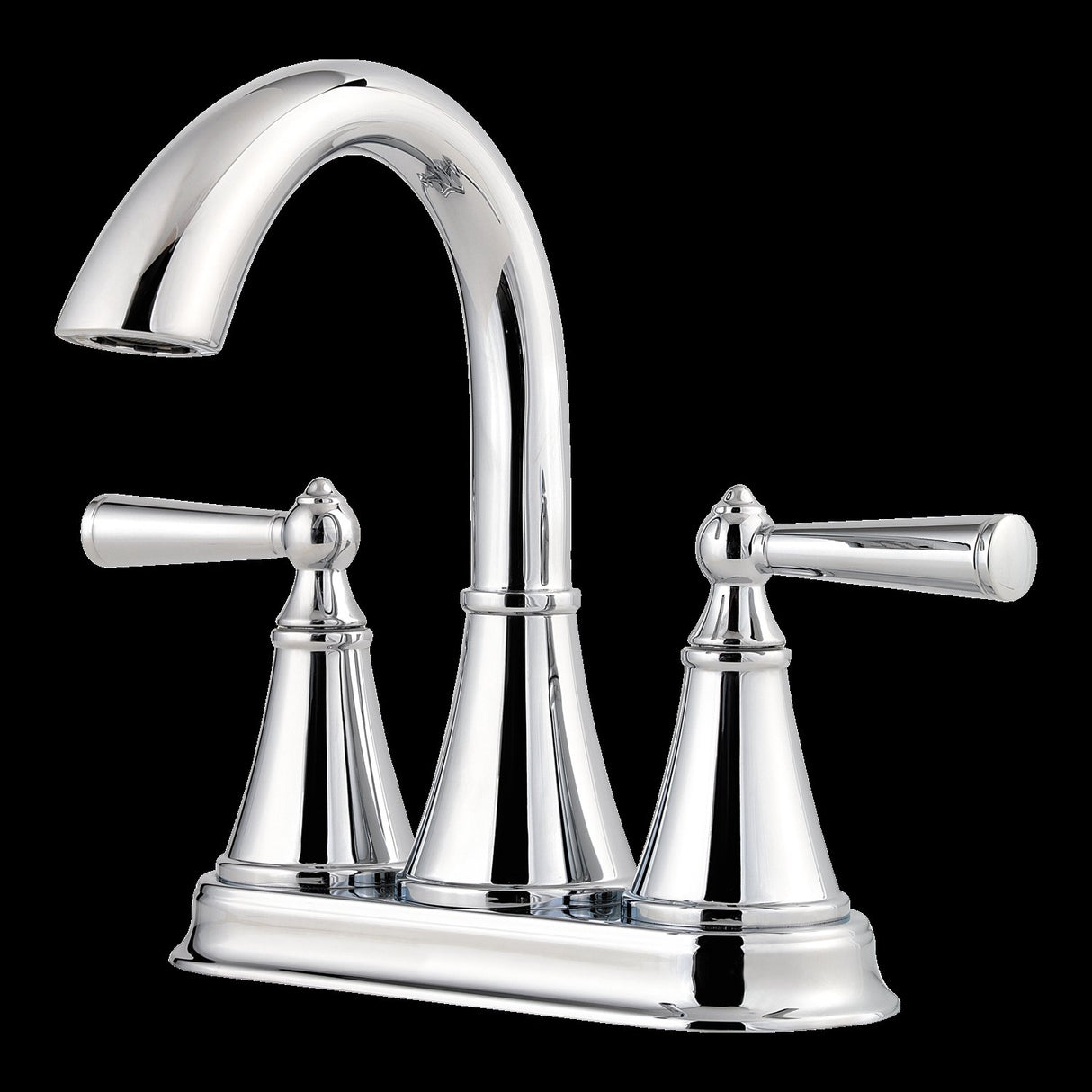 Saxton 2-Handle 4" Centerset Bathroom Faucet in Polished Chrome