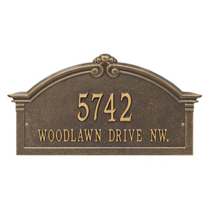 Whitehall 3135OG - Personalized Roselyn Arch Plaque - Grande - Wall - 2 Line