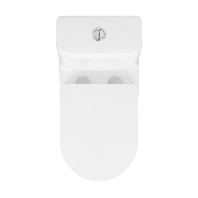 Vezina One-Piece Elongated Toilet Dual Vortex Flush 1.1/1.6 gpf