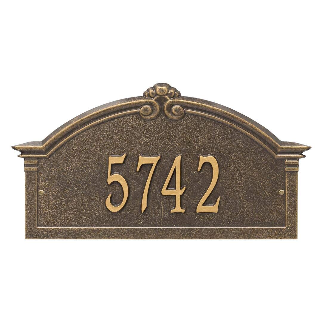 Whitehall 3134OG - Personalized Roselyn Arch Plaque - Grande - Wall - 1 Line