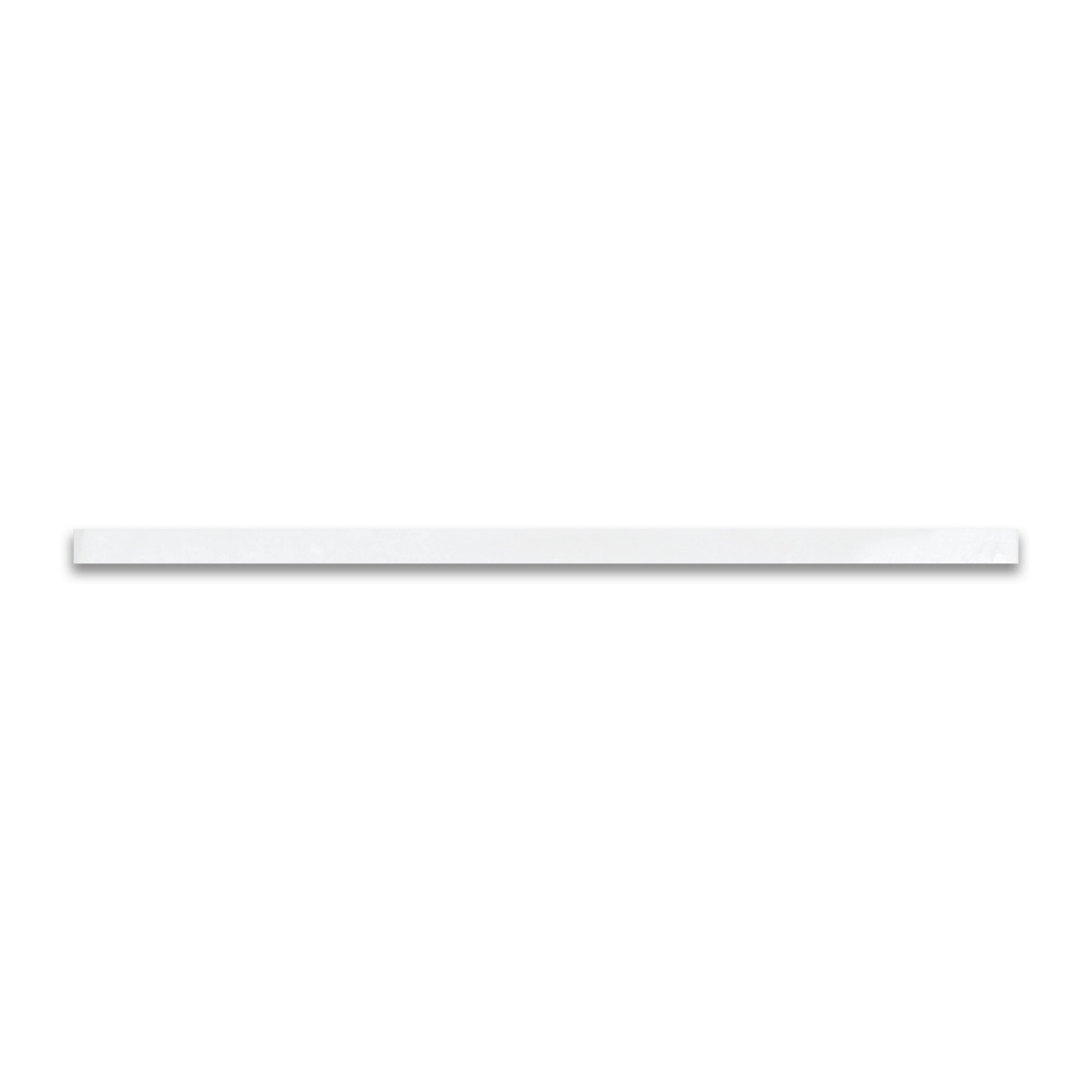 Anatolia Tile Soho Canvas White Glossy Glazed Ceramic 12-Inch Quarter Round 4002-0139-0 Canvas White Quarter Round Glossy - premium natural stone mosaic tile from Anatolia Tile, available at PoshHaus showroom in Keene, NH