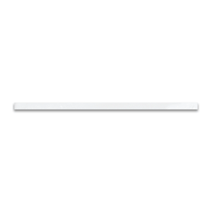 Anatolia Tile Soho Canvas White Glossy Glazed Ceramic 12-Inch Quarter Round 4002-0139-0 Canvas White Quarter Round Glossy - premium natural stone mosaic tile from Anatolia Tile, available at PoshHaus showroom in Keene, NH