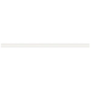 Anatolia Tile Soho Canvas White Matte Glazed Ceramic 12-Inch Quarter Round 4002-0148-0 Canvas White Quarter Round Matte - premium natural stone mosaic tile from Anatolia Tile, available at PoshHaus showroom in Keene, NH