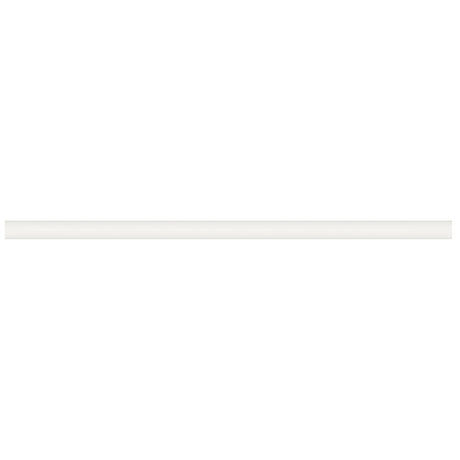 Anatolia Tile Soho Canvas White Matte Glazed Ceramic 12-Inch Quarter Round 4002-0148-0 Canvas White Quarter Round Matte - premium natural stone mosaic tile from Anatolia Tile, available at PoshHaus showroom in Keene, NH